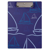 Yachtmuster Klemmbrett (Vorderseite)