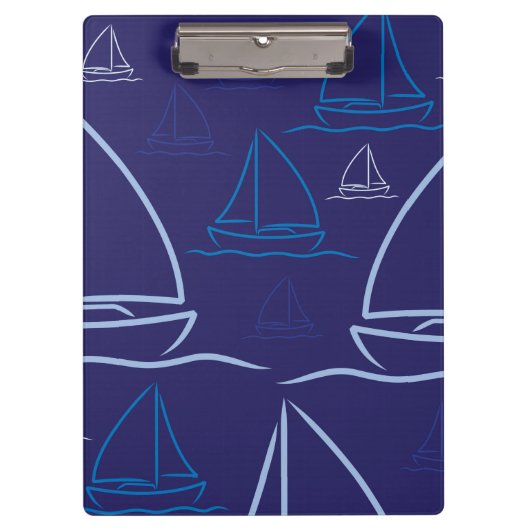 Yachtmuster Klemmbrett (Vorderseite)