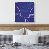 Yachtmuster Leinwanddruck (Insitu (Schlafzimmer))