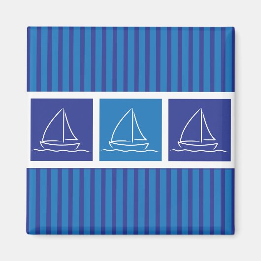 Yachtmuster Magnet (Vorne)