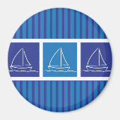 Yachtmuster Magnet (Vorne)