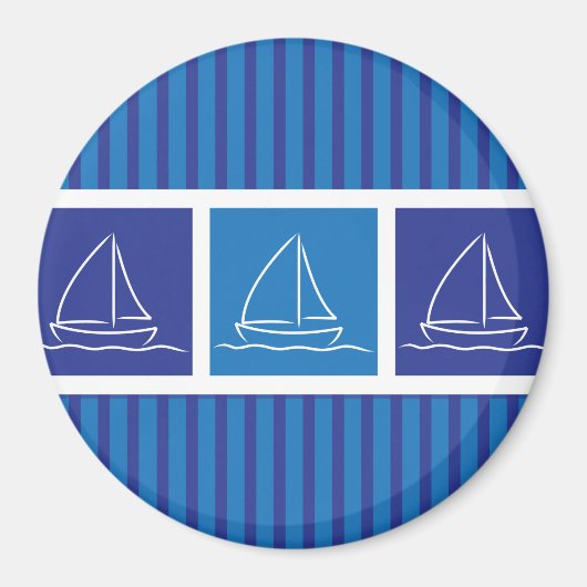 Yachtmuster Magnet (Vorne)