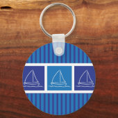 Yachtmuster Schlüsselanhänger (Vorderseite)