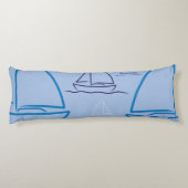 Yachtmuster Seitenschläferkissen (Rückseite)