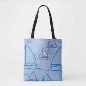 Yachtmuster Tasche (Vorderseite)
