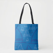 Yachtmuster Tasche (Vorderseite)