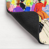 Yachtrennen des 19. Jahrhunderts Mousepad (Ecke)