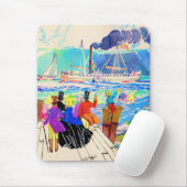 Yachtrennen des 19. Jahrhunderts Mousepad (Mit Mouse)