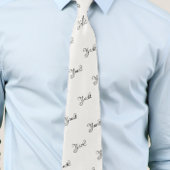 Yachtschrift Typografie Stilvoll Krawatte