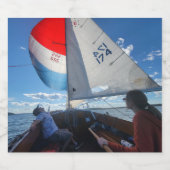 Yachtsman Flaschenetikett (Aufkleber) Alkoholflaschenetikett (Einzelnes Label)