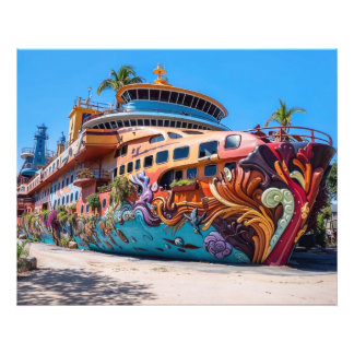 Yachtstatue Fotodruck