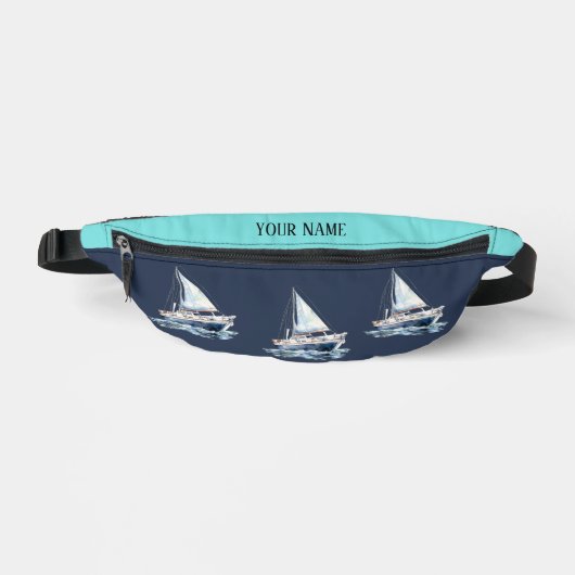 Yachtthema Bauchtasche (Vorderseite)