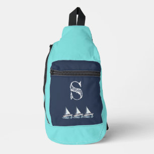 Yachtthema Crossbody Bag