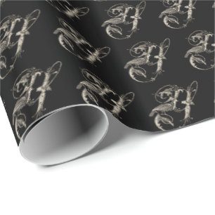 Yacou Bird Muster Wrapping Paper Geschenkpapier