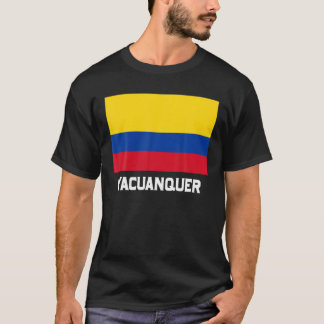 Yacuanquer Colombia Flag Emblem Escudo Bandera Cre T-Shirt
