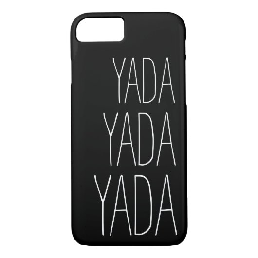 Yada Whimsical Typografy Case-Mate iPhone Hülle (Rückseite)