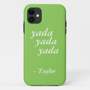 Yada Yada Yada kundenspezifische Monogramm- und Fa Case-Mate iPhone Hülle