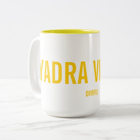 Yadra vinaka zweifarbige tasse (Vorderseite Links)