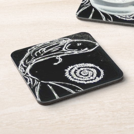 Yaei Betta Getränkeuntersetzer (Linke Seite)