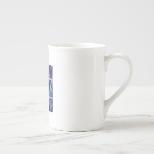 Yaei-blaue Hand Porzellantasse (Rechts)