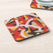 yaei farbenfrohe 0748 abstrakte Kunst Untersetzer (Linke Seite)