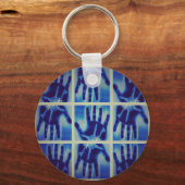 yaei gruselige blaue Hände werden dein Leben terro Schlüsselanhänger (Vorderseite)