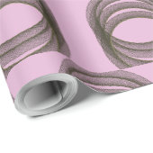 Yaei-Kreise in Erdbeerschwingungen Geschenkpapier (Rolleneckpunkt)