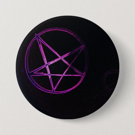 Yaei lila Pentagram Schlüsselanhänger Button (Vorderseite)