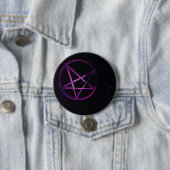 Yaei lila Pentagram Schlüsselanhänger Button (Beispiel)