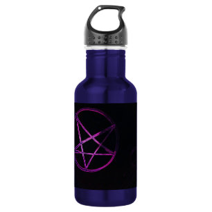 yaei lila Pentagramm Edelstahlflasche