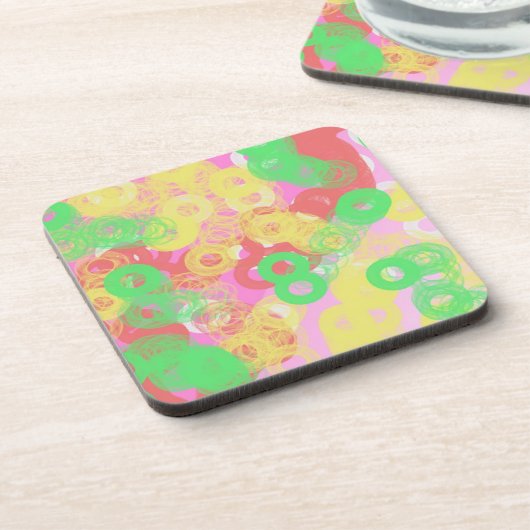 Yaei Pop Art Design Getränkeuntersetzer (Linke Seite)