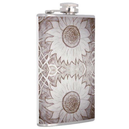 Yaei-Sonnenblume Flachmann (Rechts)