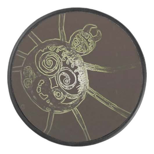 Yaei-Spinne Eishockey Puck (Vorderseite)