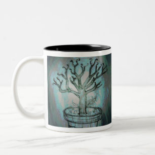 Yaei-Totenbonsai Zweifarbige Tasse