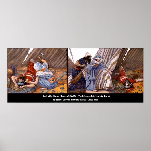 Yael Slays Sisera #4 - Richter 5:26-27 Poster (Vorne)