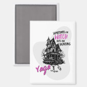 Yaga Haus Magnet (Vorderseite/Rückseite)