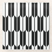 Yagasuri [black] - Japanese Traditional Pattern Glasuntersetzer (Vorderseite)