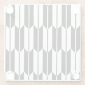 Yagasuri [black] - Japanese Traditional Pattern Glasuntersetzer (Rückseite)