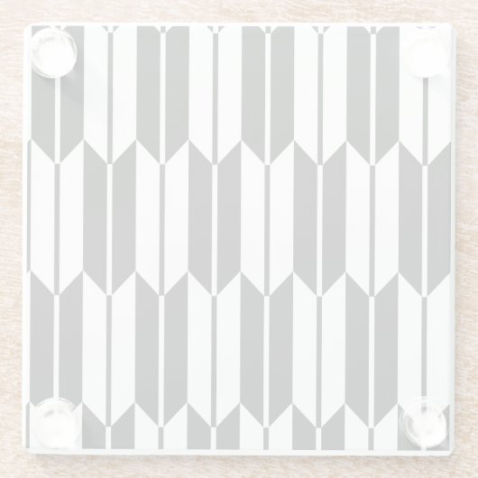 Yagasuri [black] - Japanese Traditional Pattern Glasuntersetzer (Rückseite)