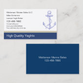 Yaght Broker Visitenkarten Visitenkarte (Vorne/Hinten)