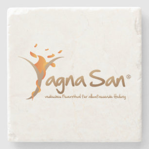 YagnaSan®  Logo Steinuntersetzer