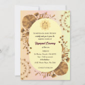 Yagnopavit Upanayanam Hindu Thread Janeu Zeremonie Einladung (Vorderseite)