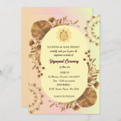 Yagnopavit Upanayanam Hindu Thread Janeu Zeremonie Einladung (Vorne/Hinten)