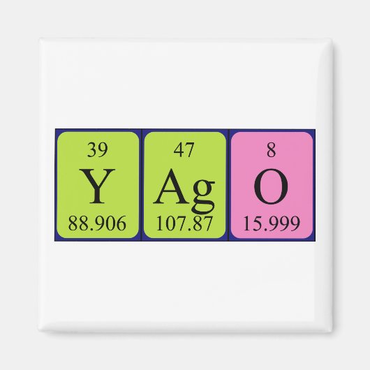 Yago Periodenmagnet Magnet (Vorne)