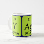 Yago Periodenname Tasse (Vorderseite Links)