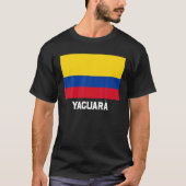 Yaguara Colombia Flag Emblem Escudo Bandera Crest T-Shirt (Vorderseite)