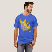 YAH FLAMIN GALAH Retro T-Shirt (Vorne ganz)