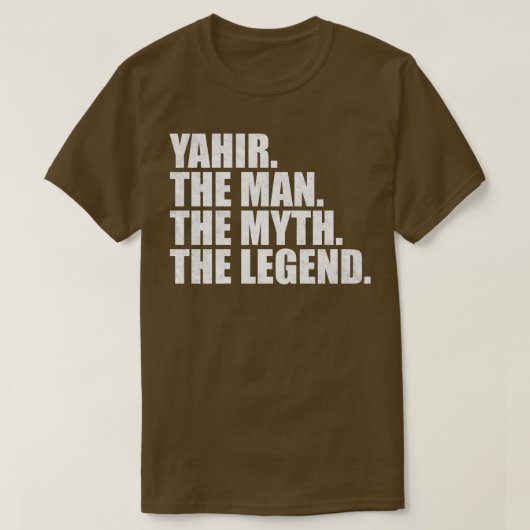 YahirYahir Name Yahir Vorname T-Shirt (Design vorne)