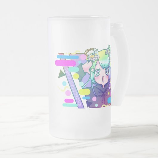 YAHOIMI KP MATTGLAS BIERGLAS (VorderseiteRechts)