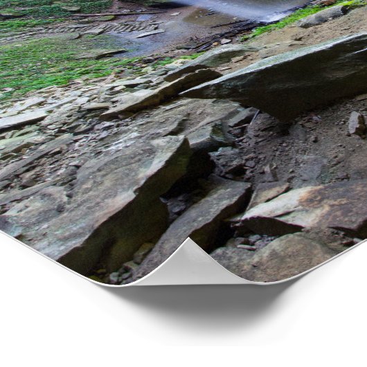 Yahoo Falls, Kentucky Poster (Ecke)